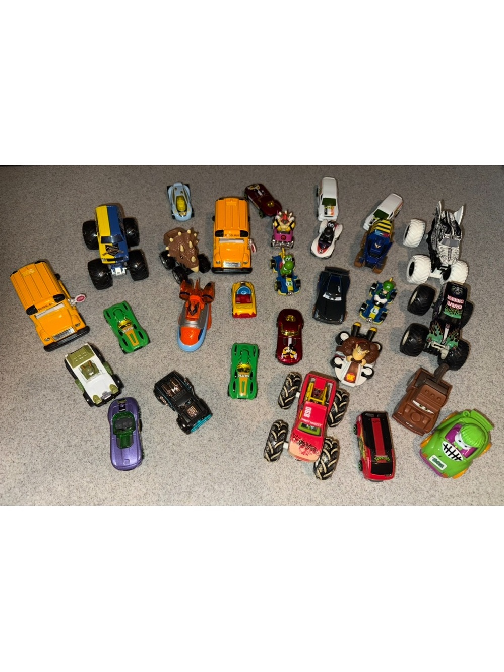 Assorted Kids Toy Cars - Mixed Color Playset
